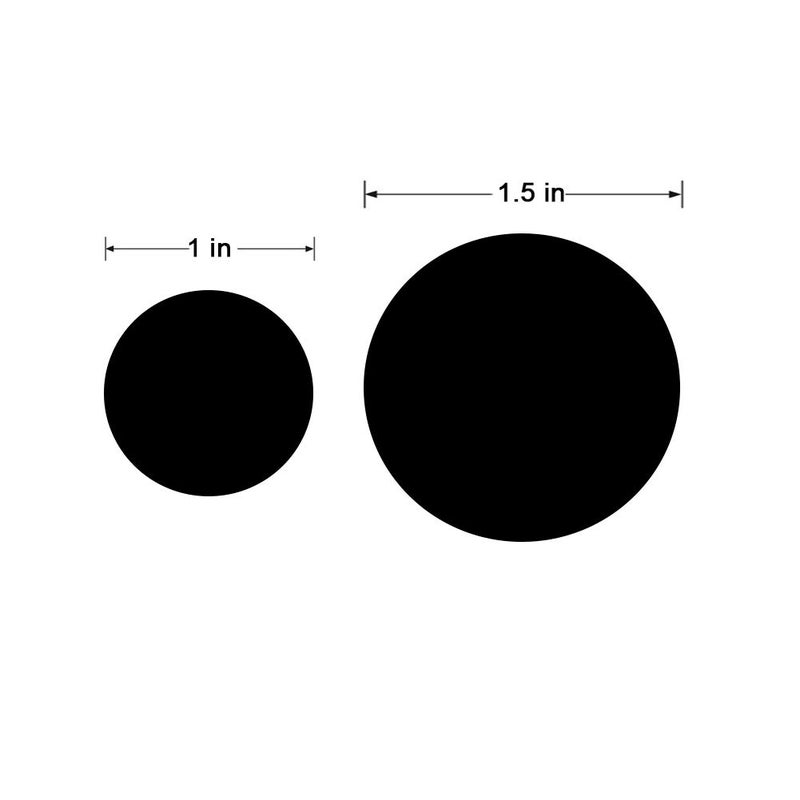 Hcode 1 Inch Color Coding Label Price Stickers Garage Sale Blank Yard Sale Round Permanent Adhesive Dots Stickers Glossy Writable Paper Labels 1000 Pieces - Image 3